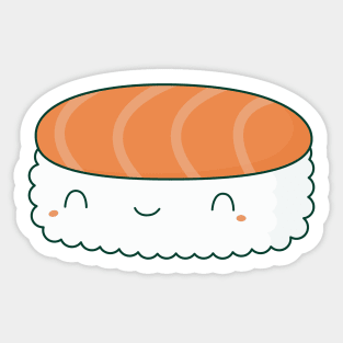 Kawaii Cute Smiling Sushi T-Shirt Sticker